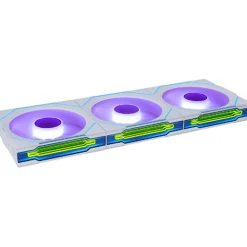 Ventilador Lian Li Uni Fan SL-INF Wireless ARGB Reverse Blade 120mm Triple Pack Blanco