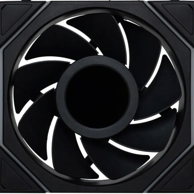 Ventilador Lian Li Uni Fan TL120 Wireless LCD ARGB Reverse Blade 120mm Triple Pack Negro