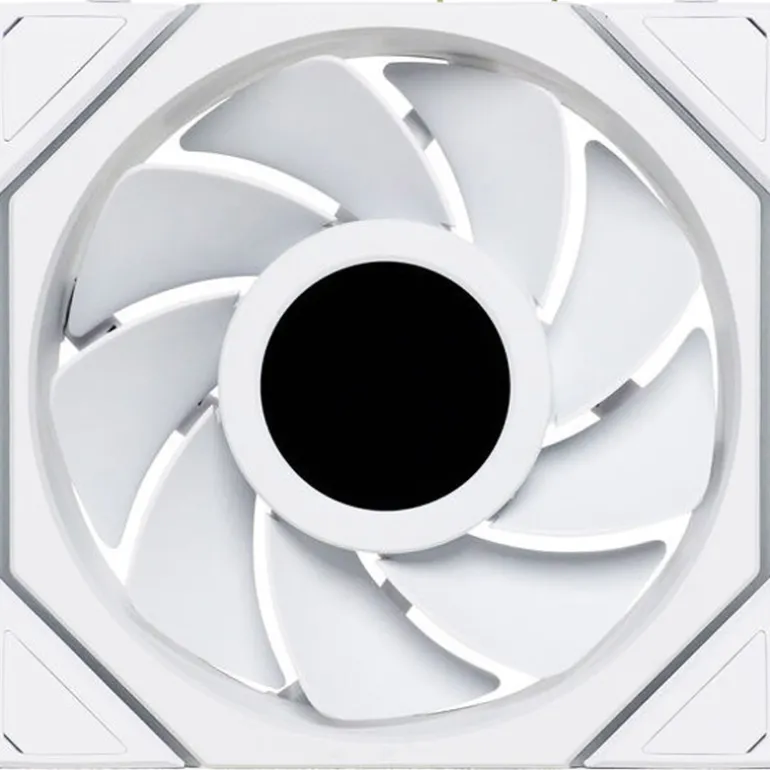 Ventilador Lian Li Uni Fan TL120 Wireless LCD ARGB Reverse Blade 120mm Triple Pack Blanco