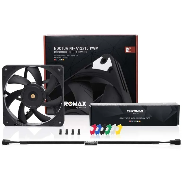 Ventilador Noctua NF-A12x15 PWM Chromax Black 120mm