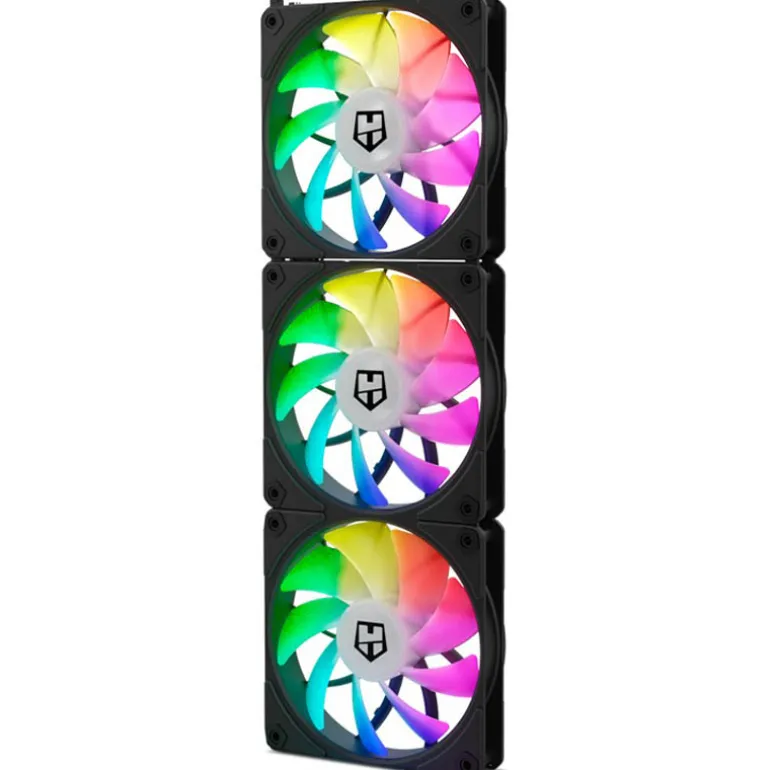 Ventilador Nox Easy Link ARGB PWM 120mm Triple Pack Negro