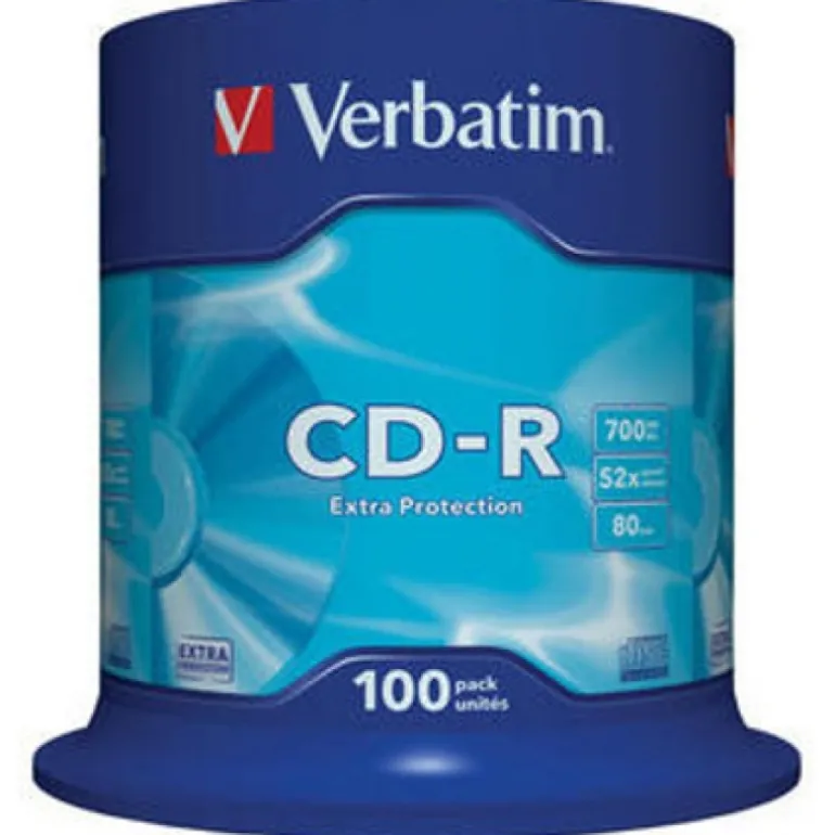 Verbatim 700MB/80min 100 unidades - CD-R