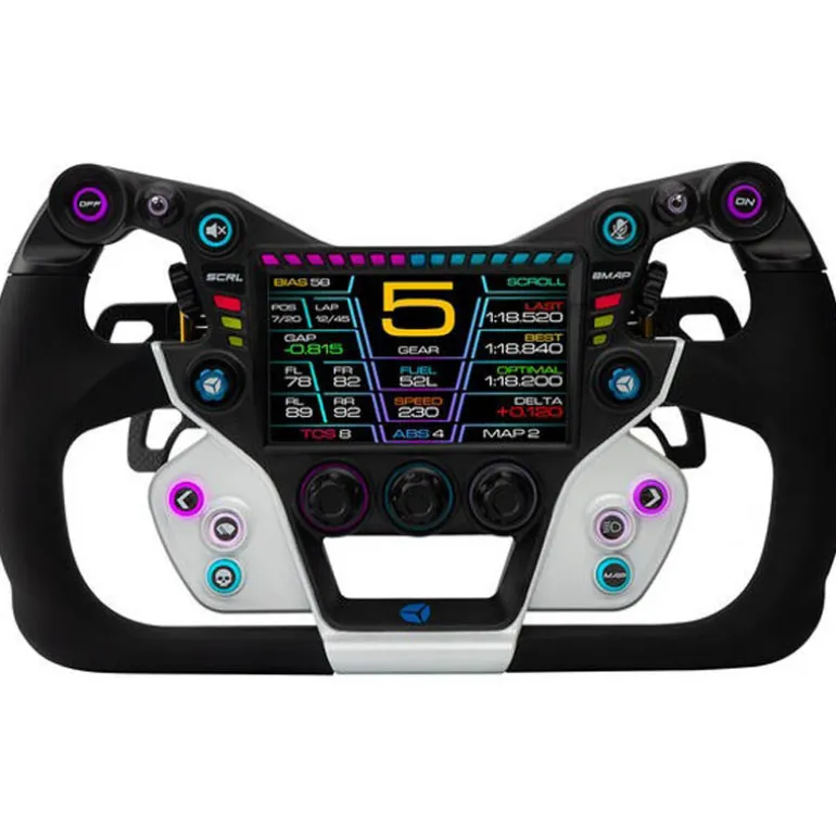 Volante Cube Controls GTX2 Negro Blanco 32cm