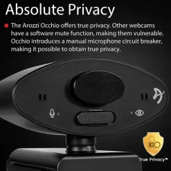 Webcam Arozzi Occhio True Privacy Ring Light